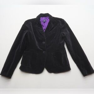 GAP Women's Black Velour Blazer.  Size-4
